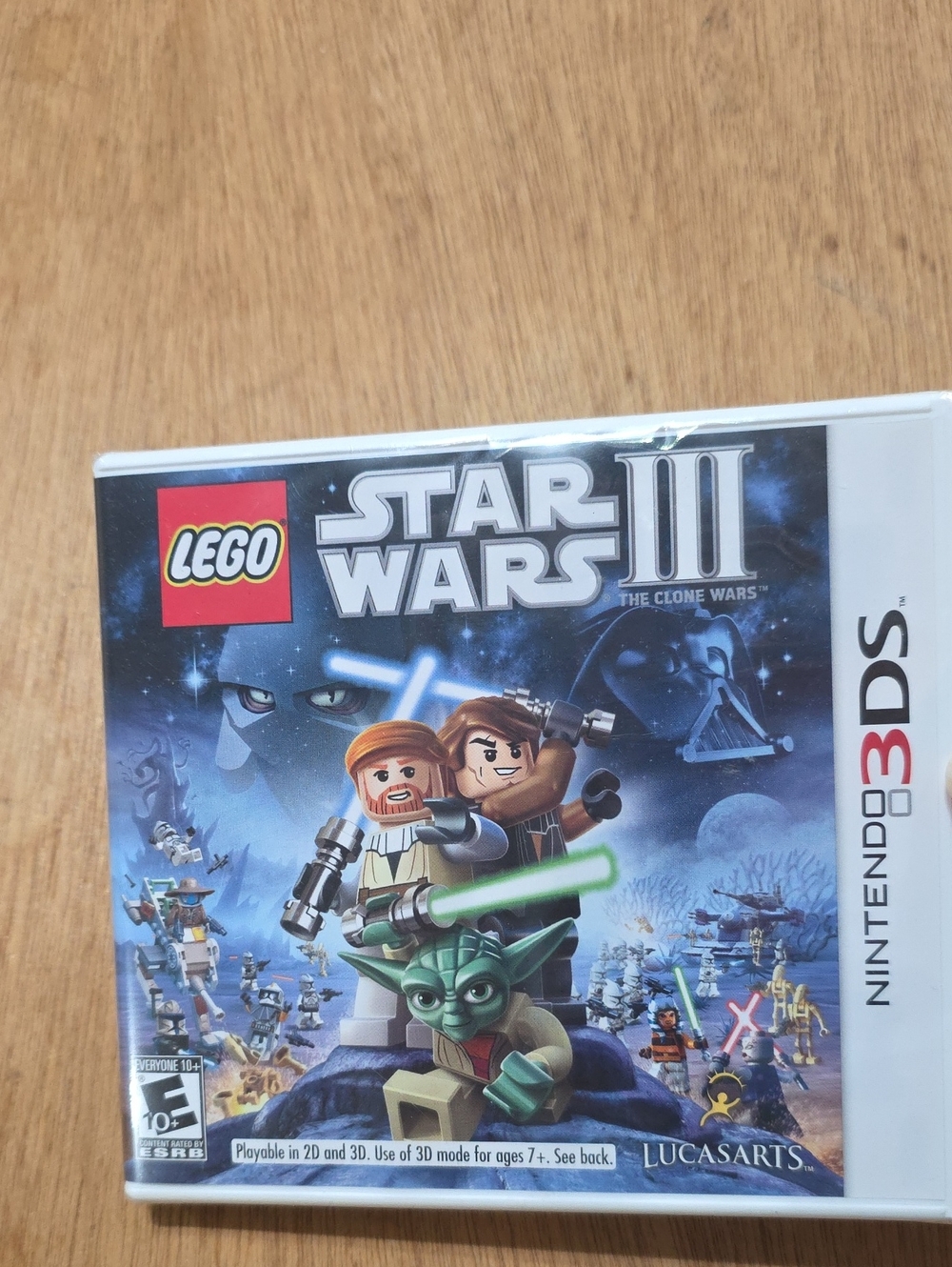 Lego Star Wars III the clone wars Nintendo3ds game nwot